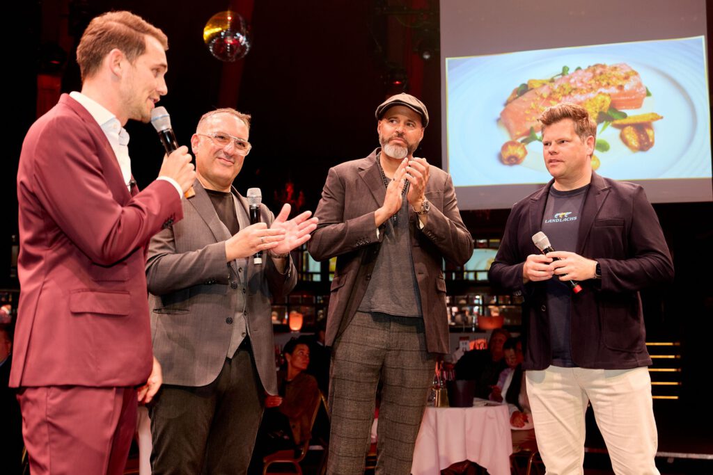 SUSTAINABLE FOOD. RESPONSIBLE TASTE. Dominik Wetzel & Palazzo Mannheim setzen mit Landlachs ein Zeichen für Nachhaltigkeit, Regionalität und bewussten Genuss im neuen Gourmetmenü des PALAZZO.